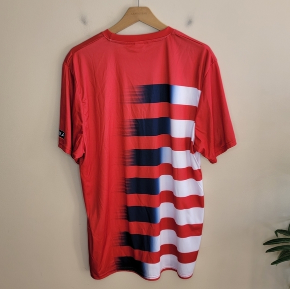 St. Louis Cardinals & City SC Red White Navy Striped Soccer Jersey 2024 Promo - Picture 6 of 6